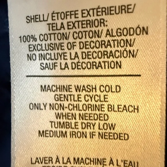 Joe's Jeans Navy Eyelet Square-Neck Boxy Blouse - Picture 2 of 3